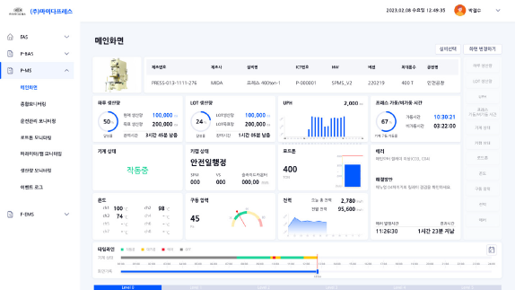 P-MS 메인화면